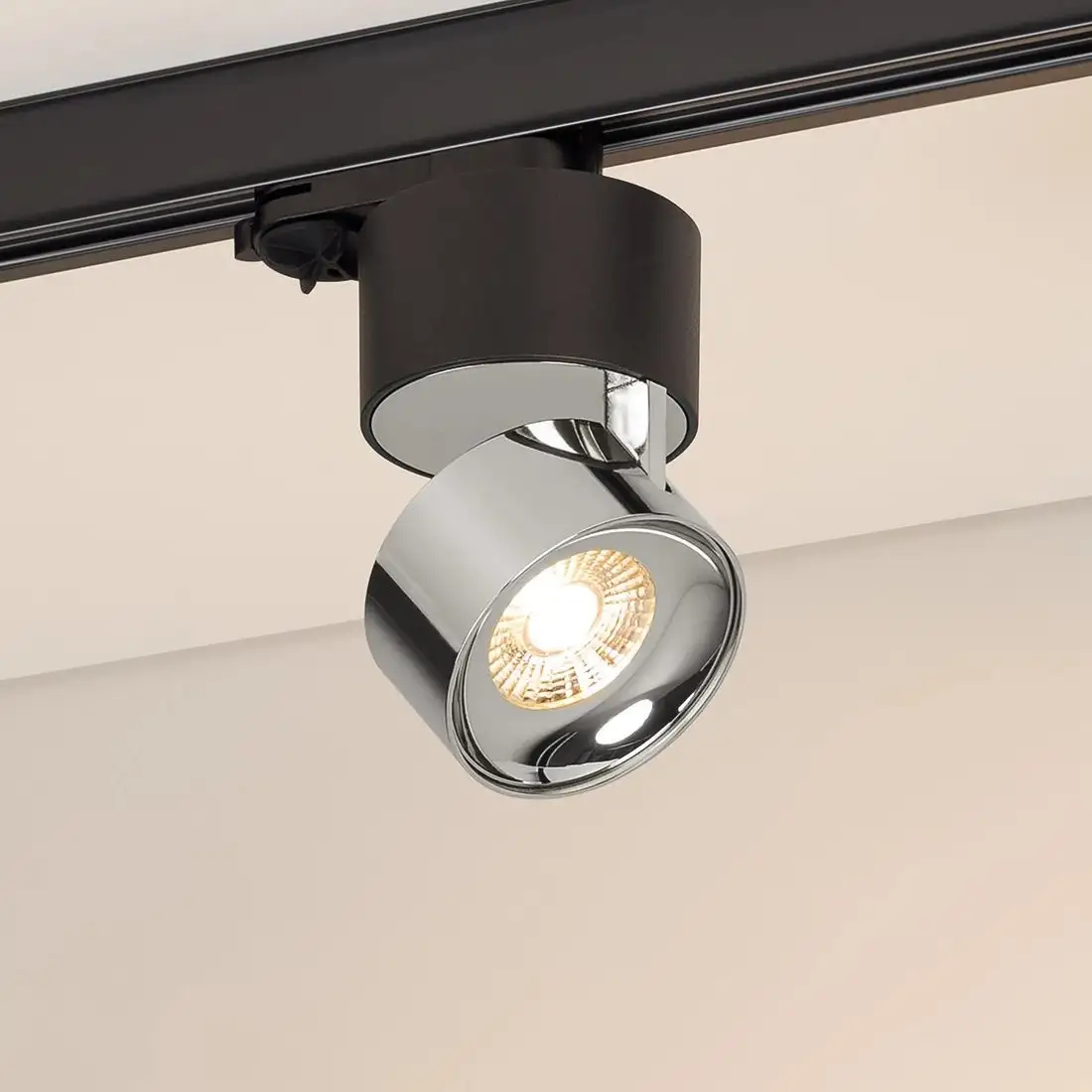 Трековый светильник Arlight SP-PLURIO-TRACK-4TR-R77-9W Warm3000 BK-CHR 36deg 038125 – фото товара