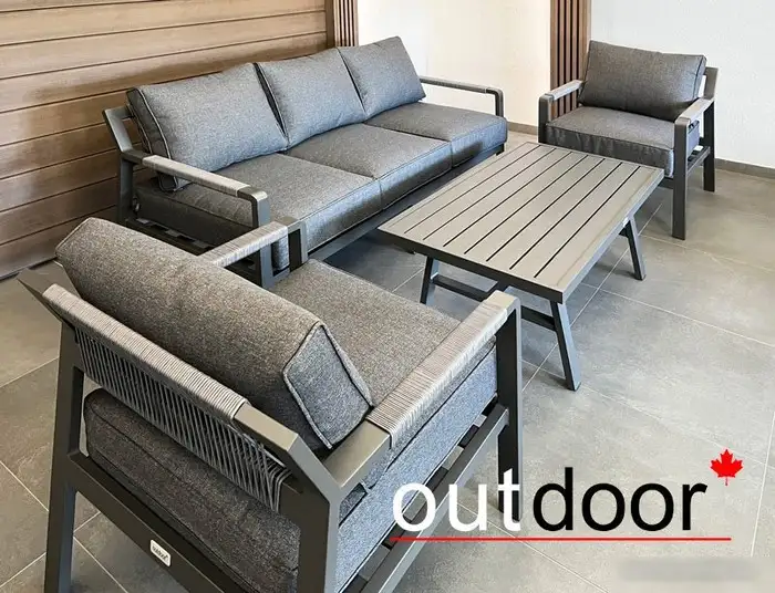 Набор садовой мебели Outdoor Торонто OUT-0027 (графит) – фото товара
