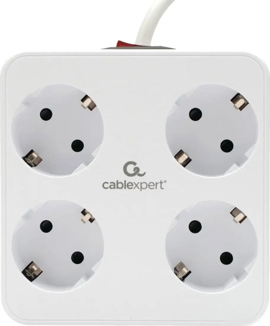 Сетевой фильтр Cablexpert PLT-4-C2U2-W-2 – фото товара