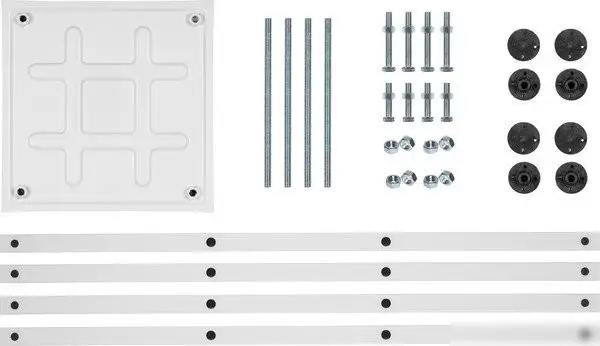 Душевой поддон Saniteco Pura 9 80x80 (с ножками) - фото товара