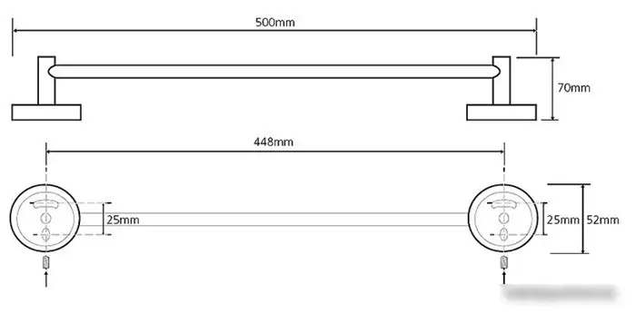 Держатель для полотенца Bemeta Trend-I 104104028C – фото товара