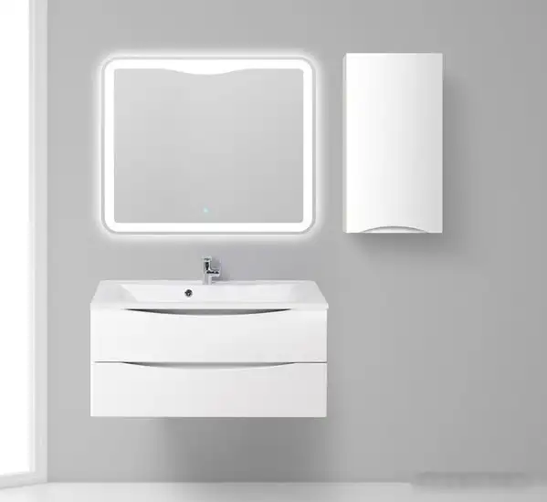 BelBagno Шкаф-полупенал Fly-Marino-750-1A-SC-BL-P-L (bianco lucido) – фото товара