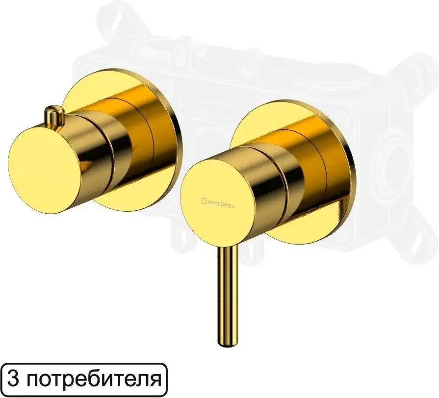 Смеситель Whitecross Y1243GL (золото) - фото товара