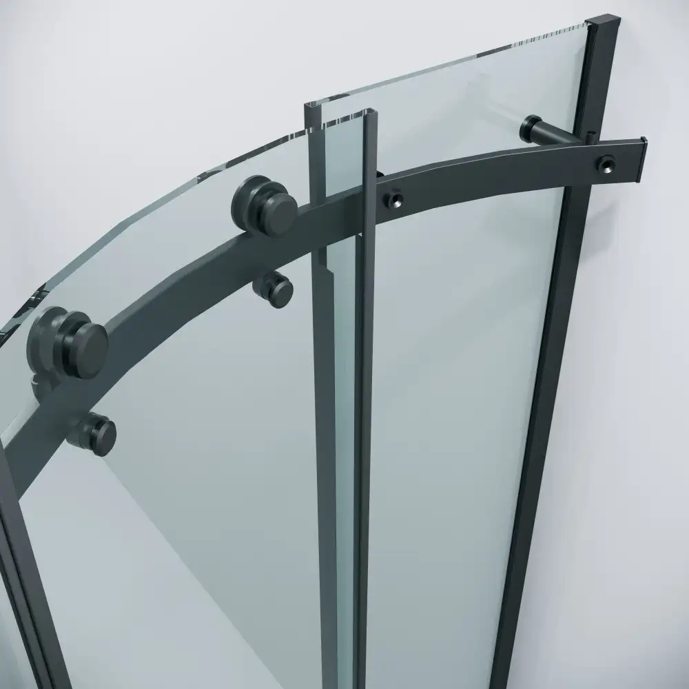 Душевой уголок Grossman Classic 100x100x195 301.K33.04.1010.21.00 (черный матовый/прозрачное стекло) - фото товара