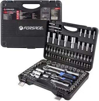 Универсальный набор инструментов FORSAGE F-41082-5 (108 предметов) – изображение в каталоге