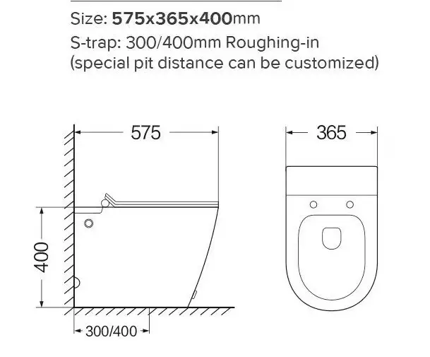Унитаз приставной SantiLine SL-5030MB - фото товара