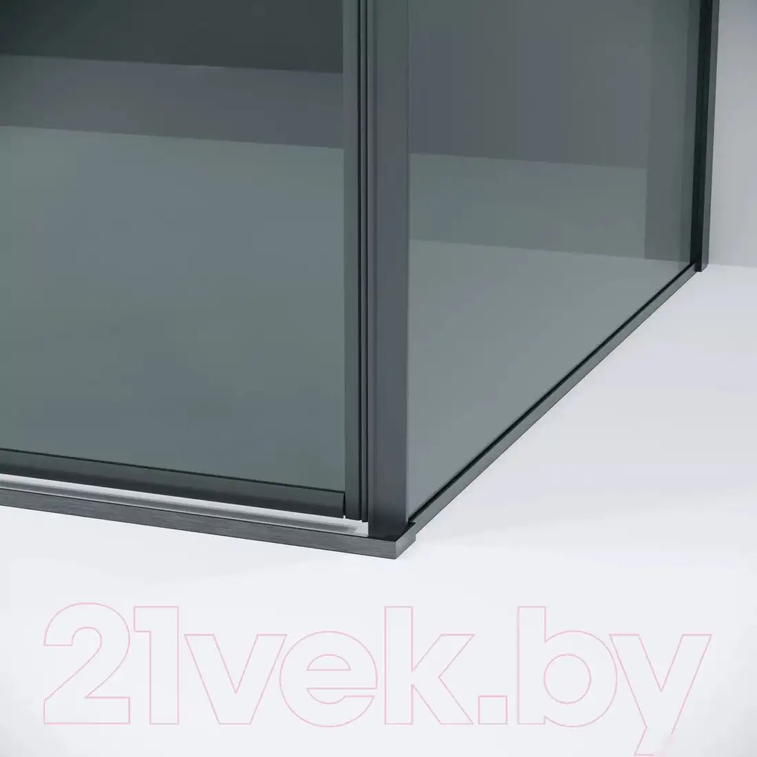 Душевая стенка Grossman Galaxy 100х195 200.K33.01.100.42.10 (графит сатин/стекло тонированное) - фото товара