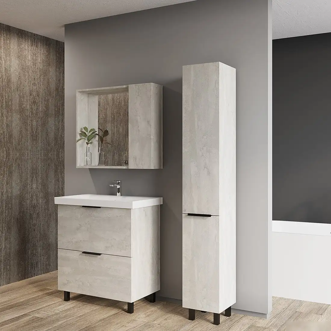 Viant Тумба под умывальник Берлин Moduo 80 VBER80MDC-T2YP – фото товара