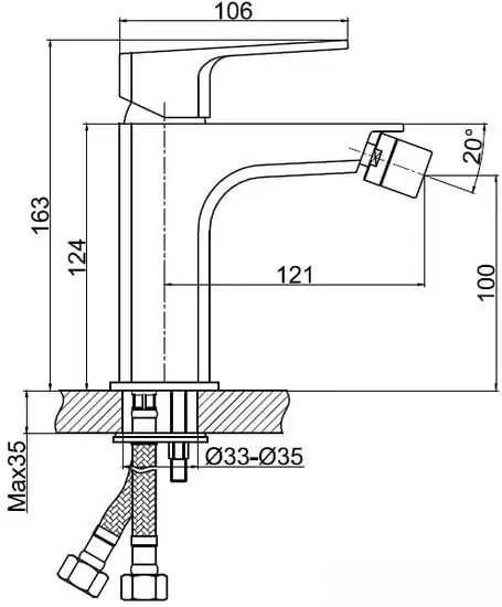 Смеситель Cersanit Wisla 63058 - фото товара