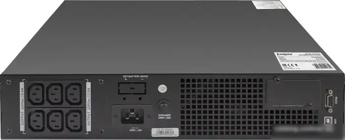 Источник бесперебойного питания ExeGate PowerExpert ULS-3000.LCD.AVR.C13.USB.RS232.SNMP.2U – фото товара