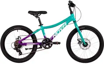 Детский велосипед Novatrack Katrina 6.D 20AHD.KATRINA.VGN5 (бирюзовый) – изображение в каталоге