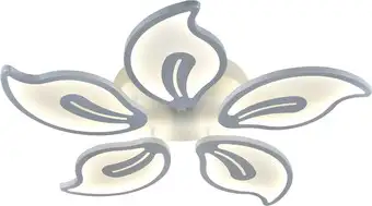 Припотолочная люстра Escada Flame 10215/5 LED*120W White – изображение в каталоге