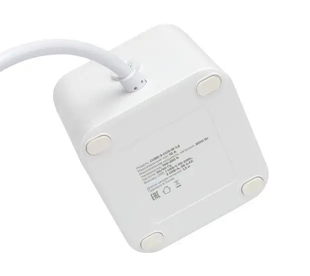 Сетевой фильтр Cablexpert CUBE-3-CU3-W-1.5 – фото товара