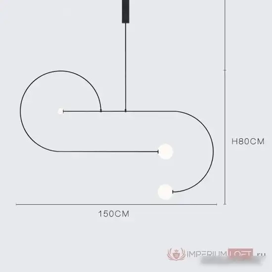 Подвесная люстра ImperiumLoft Lines-04 140819-26 – фото товара