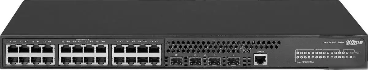 Управляемый коммутатор уровня 2+ Dahua DH-AS4300-24GT4GF – фото товара
