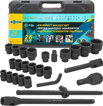 Универсальный набор инструментов ILOforce IF-68262-5MPB (58981) – изображение в каталоге