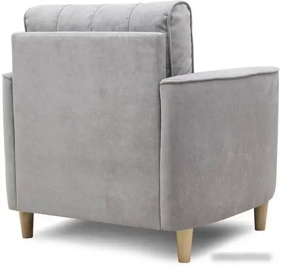 Интерьерное кресло Нижегородмебель Лора ТК 328 (ультра дав серебристый серый/бежевый) – фото товара