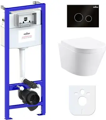 Унитаз Lavinia Boho Biore Compacto Rimless 6 в 1 77040096 - изображение в каталоге