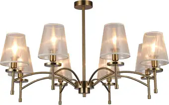 Подвесная люстра Escada Faith 694/8PL E14*40W Gold – изображение в каталоге