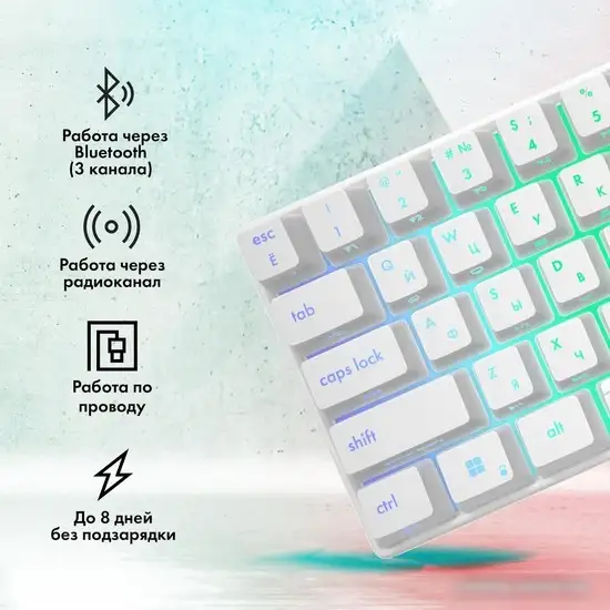 Клавиатура GMNG GG-KB505XW – фото товара