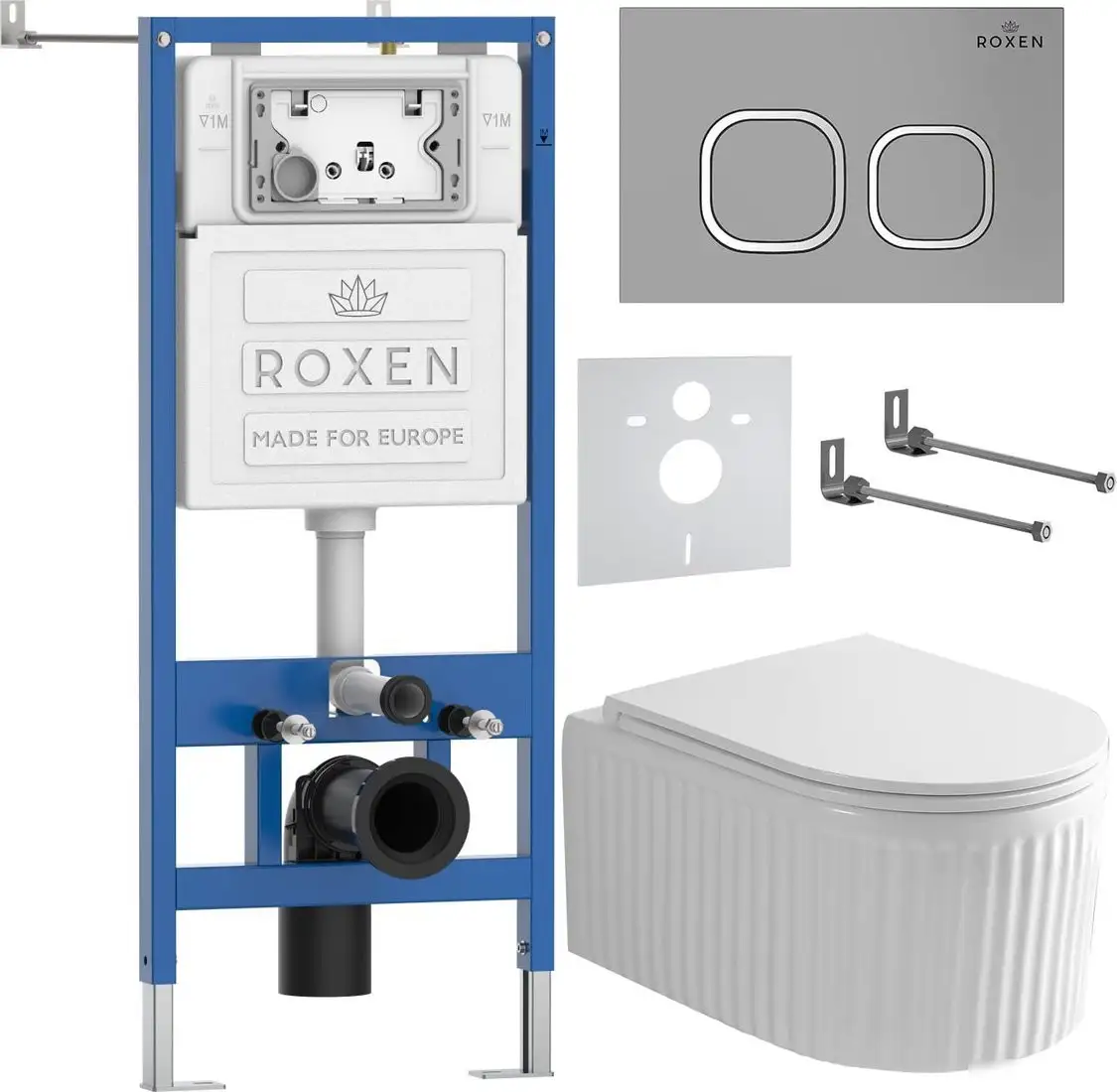 Унитаз подвесной Roxen StounFix Dual Fresh 968275 - фото товара