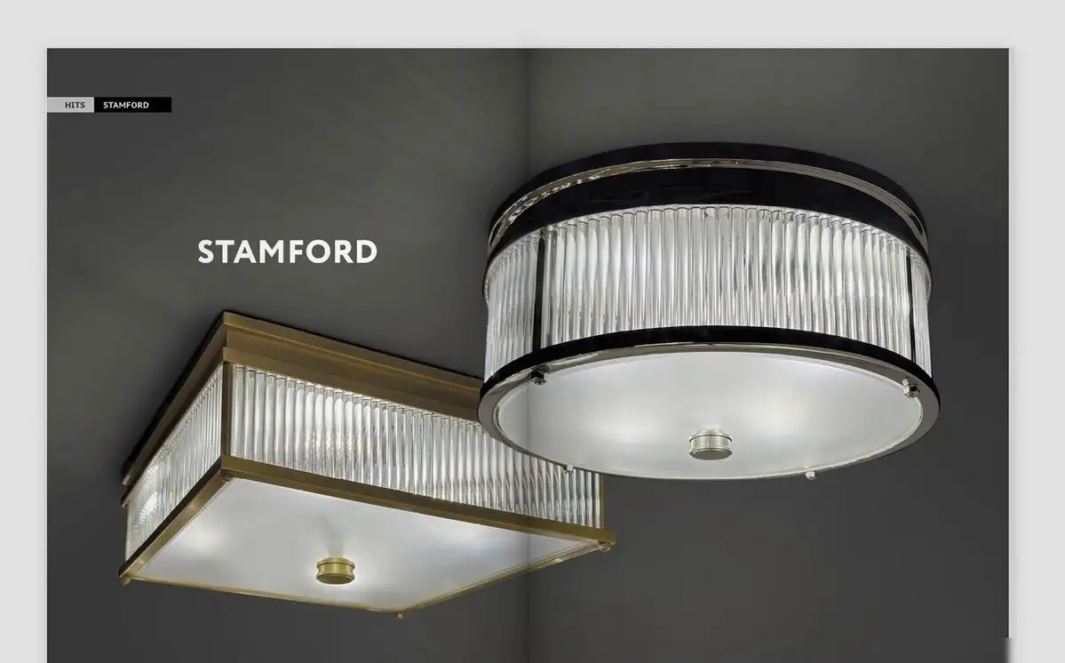 Припотолочная люстра DeLight Collection Stamford BRCH9004-40 (nickel) – фото товара