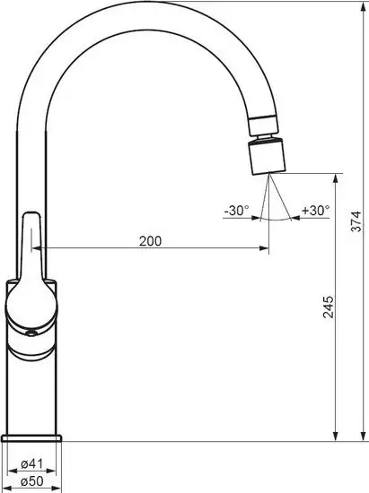 Смеситель Damixa Eclipse DX310722300 - фото товара