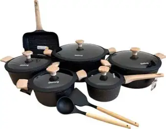 Набор кастрюль FeisiLang FL-S015ZK (черный)