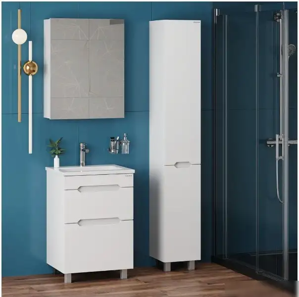 Onika Шкаф-пенал Айленд 30 403082 (белый) – фото товара