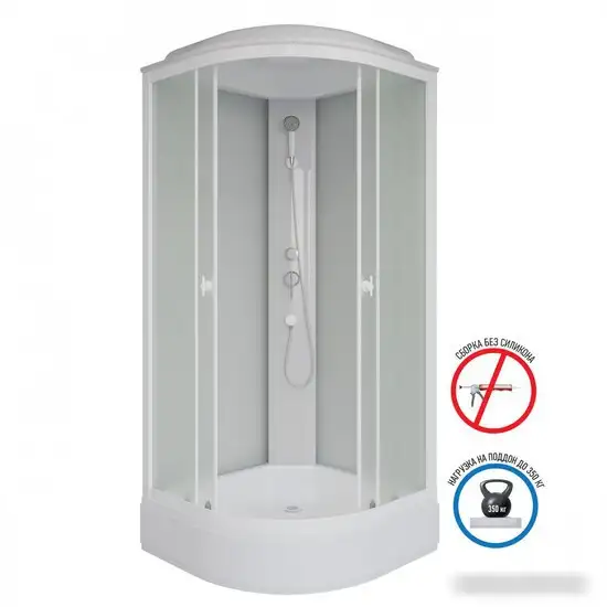 Душевая кабина Niagara Promo P100/26/MT 100x100x215 - фото товара