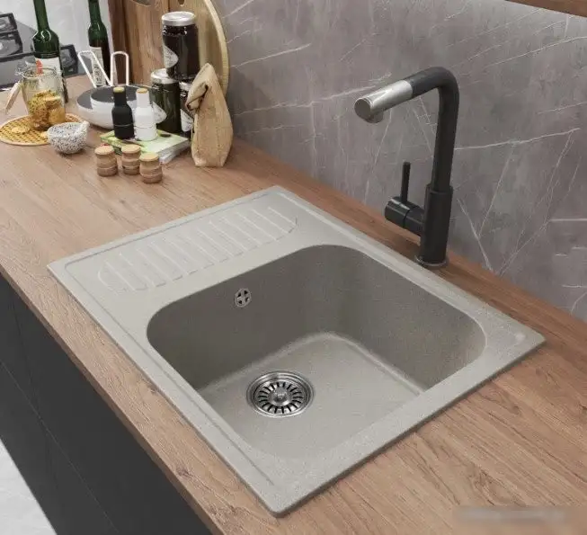 Кухонная мойка Mixline ML-GM18 551972 (серый) - фото товара