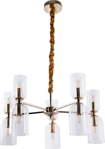 Подвесная люстра Arte Lamp Charm A1623LM-10GO – изображение в каталоге