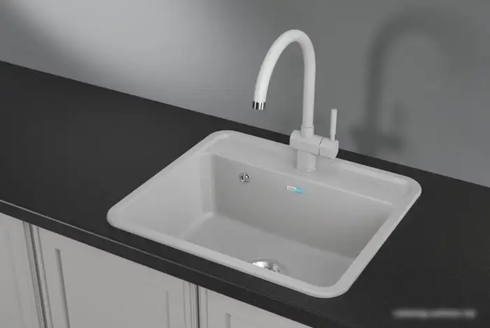 Кухонная мойка Granula ST-5601 (белый) - фото товара