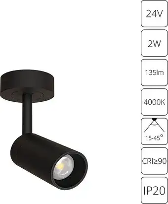Подсветка для мебели Arte Lamp Presto A6191PL-1BK – изображение в каталоге