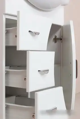 Onika Тумба под умывальник Луна 60.106 (белый) [106005] – фото товара