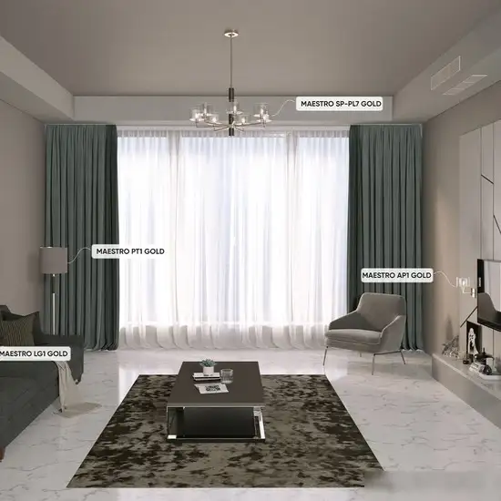 Бра Crystal Lux Maestro AP1 (Gold) – фото товара