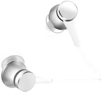 Наушники Xiaomi Mi In-Ear Headphones Basic HSEJ03JY (серебристый) – изображение в каталоге