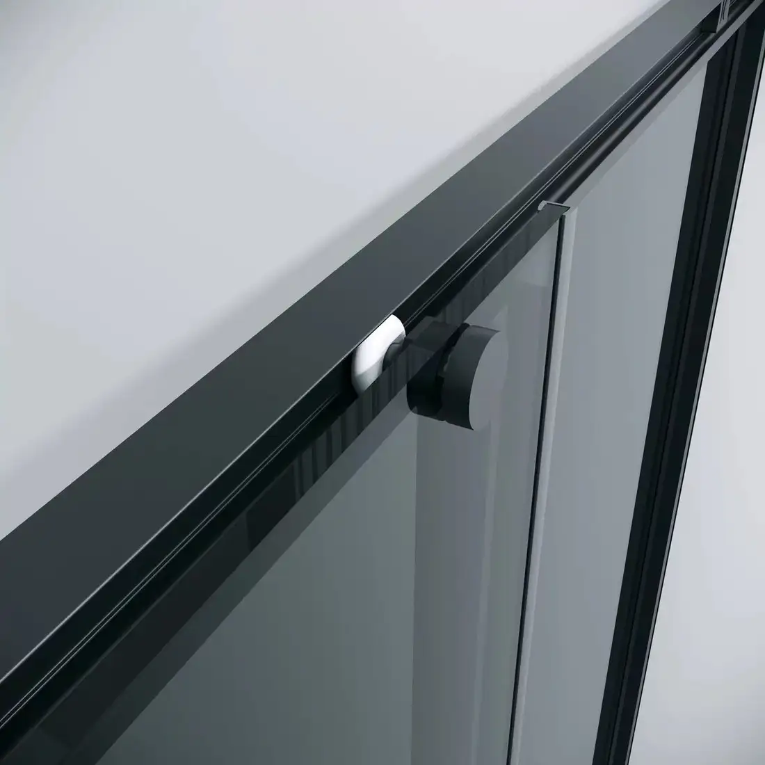 Душевой уголок Grossman Galaxy 120x70x195 300.K33.01.1270.21.10 (черный матовый/тонированное стекло) - фото товара