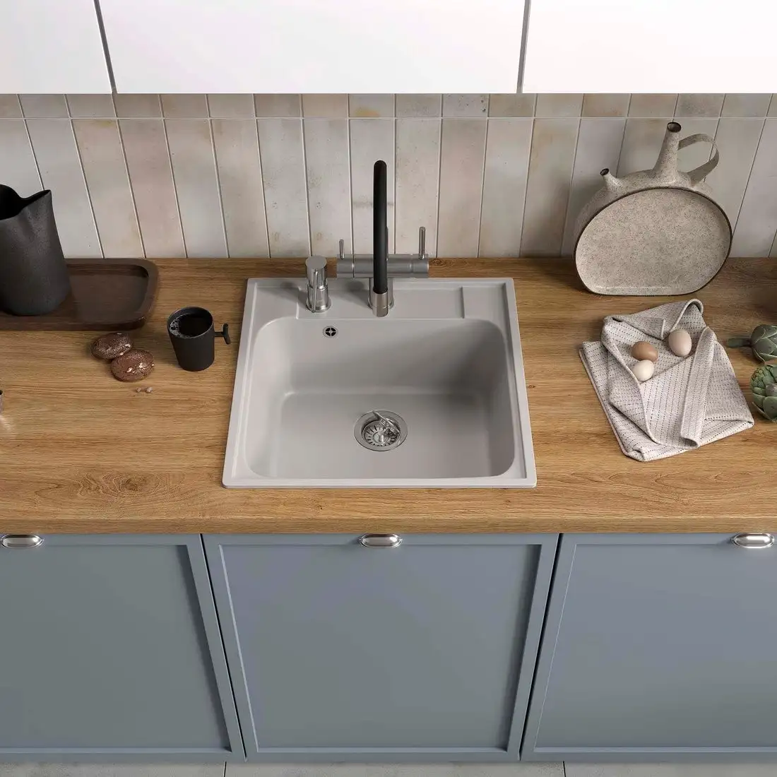 Кухонная мойка Reflexion Etude RF0353GR - фото товара