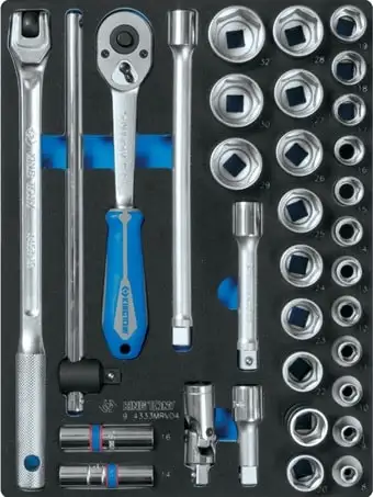 Универсальный набор инструментов King Tony 9-4333MRV04 (33 предмета) – изображение в каталоге