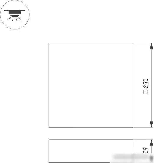 Светодиодная панель Arlight SP-QUADRO-S250x250-25W Day4000 034789 – фото товара