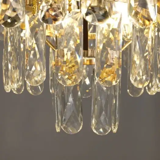 Подвесная люстра Estares Simona 86 8хЕ14-480х890-BKGD/CRYSTAL-220-IP20 – фото товара