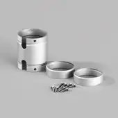 Коннектор для неона Maytoni Nemo D25 серебро 20322 – изображение в каталоге