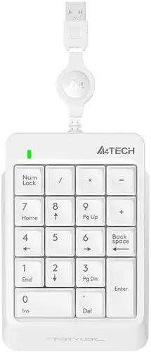 Цифровой блок A4Tech Fstyler FK13 (белый) – изображение в каталоге