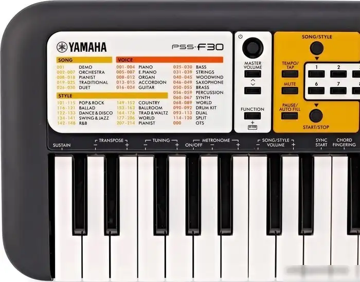Синтезатор Yamaha PSS-F30 – фото товара