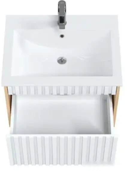 Onika Тумба под умывальник Дайлер 60 106150 (белый/дуб сонома) – фото товара