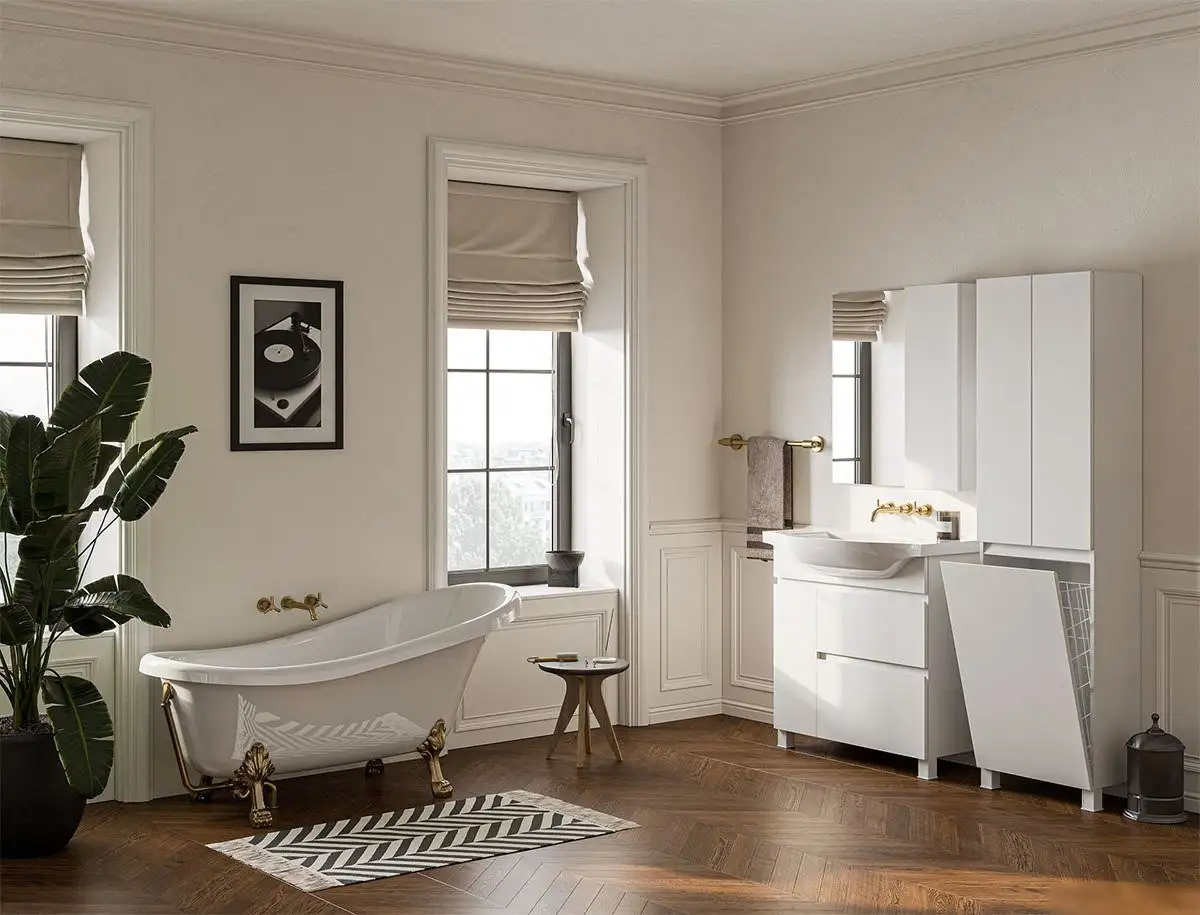 Ванна Belux Ладья ВЛА-1600 (18, белый матовый/Solid Surface) - фото товара