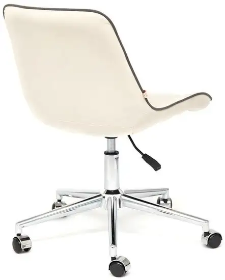 Кресло TetChair Style (флок, молочный) – фото товара