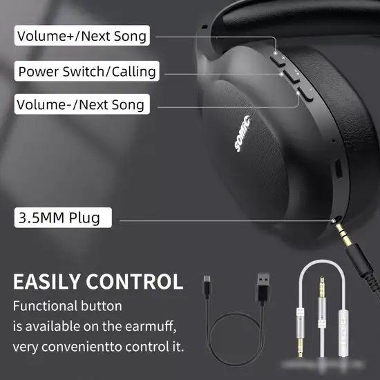 Наушники Somic MS300 (черный) – фото товара