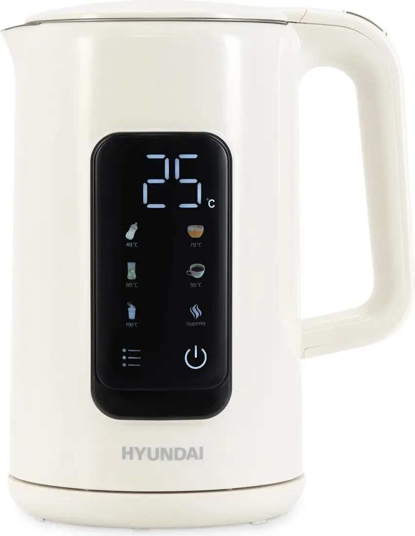 Электрический чайник Hyundai HYK-S4606 (кремовый) - фото товара